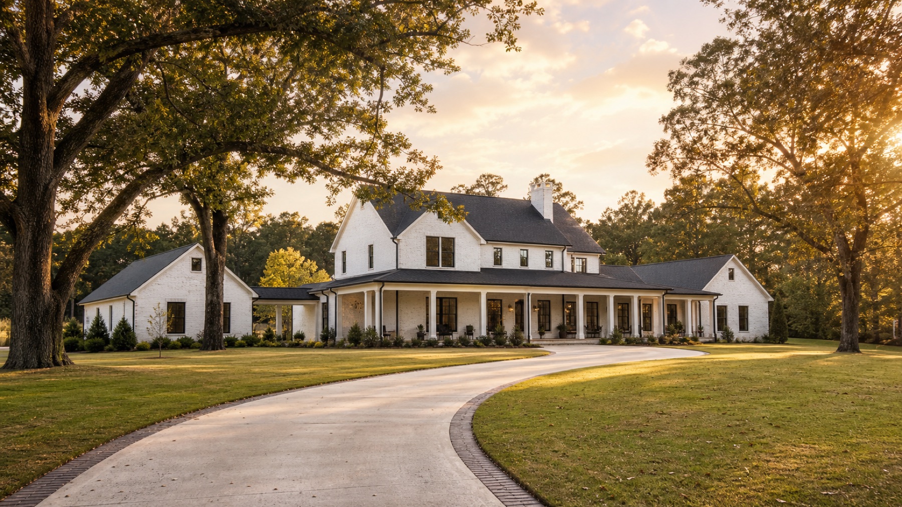 Editorial Southern estate setting inspired by Hampton, Georgia